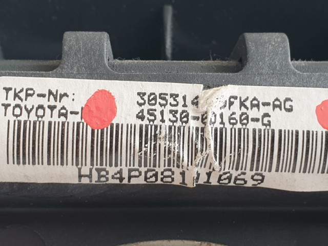 509308 Toyota Yaris 2008, Kormánylégzsák, 1 Csati, 3 Águ Kormányba