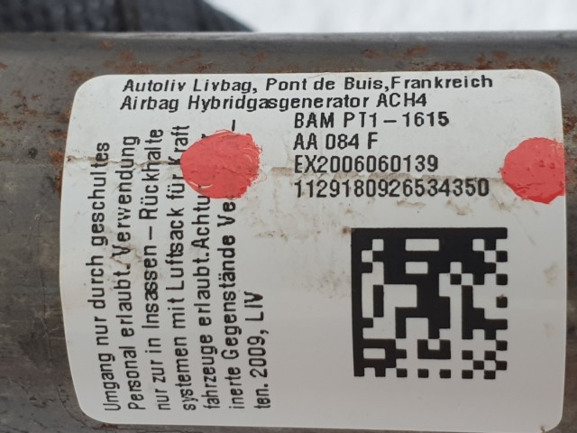 509316 Renault Scenic 3, 2010, Jobb Függönylégzsák, Légzsák. EX2006060139.
