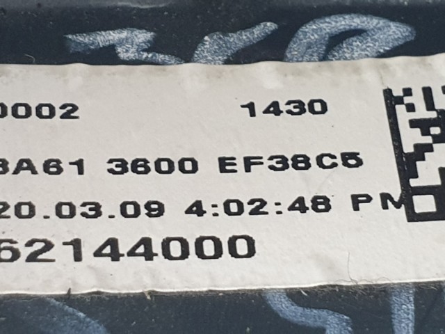 510940 Ford Fiesta 2009, Fél Bőrkormány, Kormány, Multikormány, 62144000