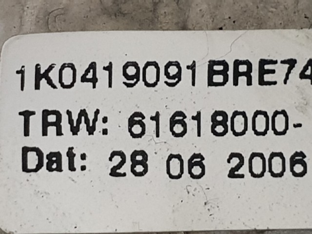 510950 VW Passat B6, 2006, Bőrkormány, Kormány, 1K0419091BRE.