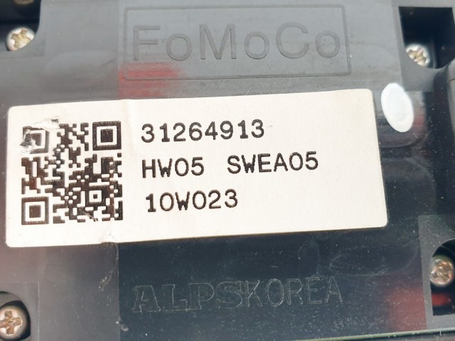 508192 Volvo V50, S40, 2011, Ablakemelő Kapcsoló, 31264913.