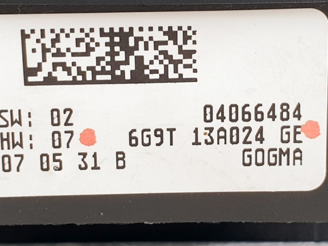 508211 Ford Mondeo MK4, 2007, Világítás Kapcsoló, 6G9T13A024GE.