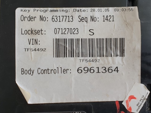506358 Mini Cooper R50/53, 2005, Komfort Elektronika, BCM, 6961364