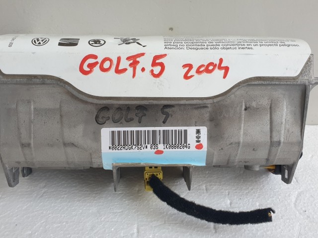 509369 VW Golf 5, 2005, Utaslégzsák, Légzsák, 1 Csati, 1K0880204G.