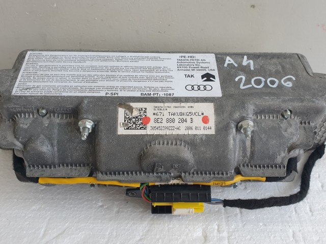 509372 Audi A4 B7, 2006, Utaslágzsák, Légzsák, 2 Csati, 8E2880204B