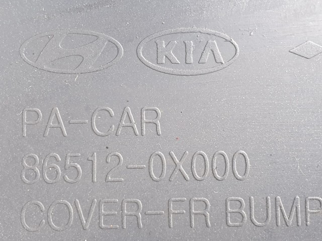 511317 Hyundai i10, 2009, Ködlámpás Első Lökhárító, 86512-0X000.