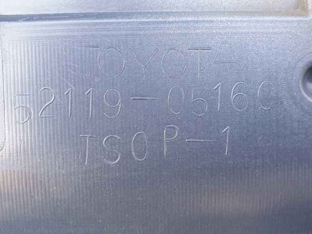 511392 Toyota Avensis 2005, Ködlámpás Első Lökhárító, 52119-05160.