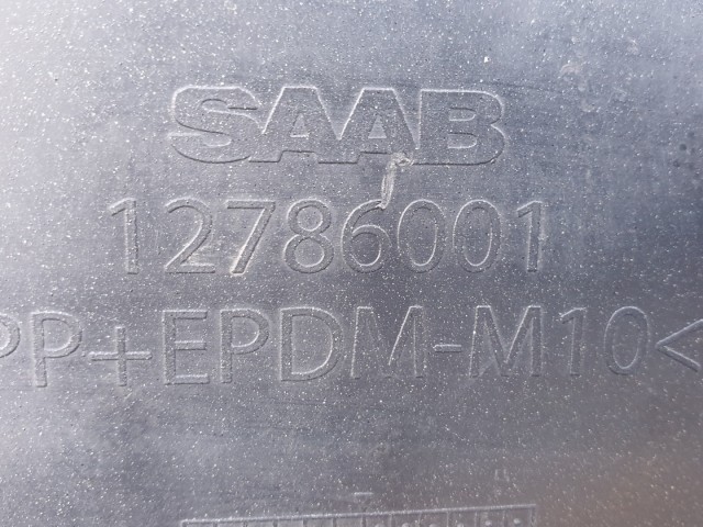 511402 Saab 9.3, 2006, Ködlámpás Lökhárító, 12786001.