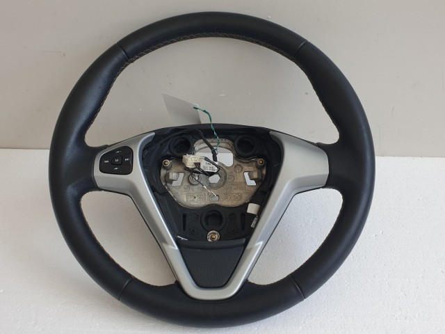 511434 Ford Fiesta 2017, Bőrkormány, Kormány, 34216049B, Multis.