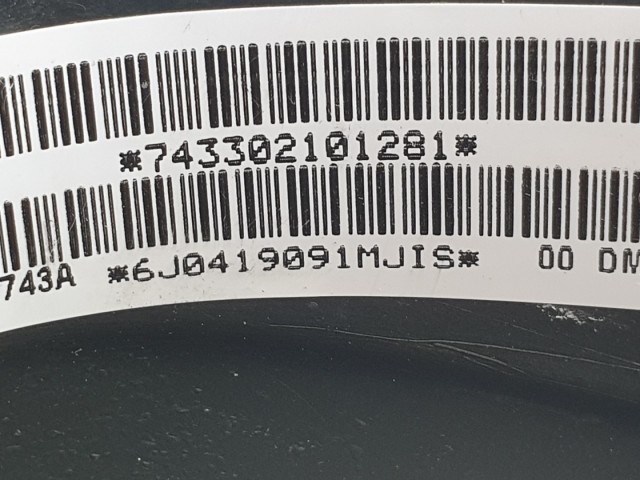 511445 Seat MII, 2013, Bőrkormány, Kormány, 6J0419091MJIS.