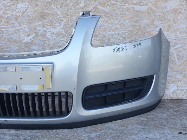 511457 Skoda Fabia 2, 2008, Első Lökhárító, 5J0807221.