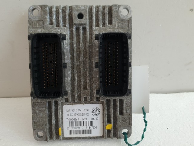 511323 Fiat Grande Punto Motorvezérlő, Ecu, BC0097274C, 51847330, 