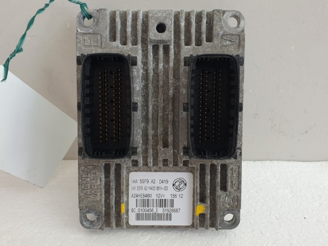 511326 Fiat Punto Evo, Motorvezérlő, Ecu, BC0100456E, 51926687, 