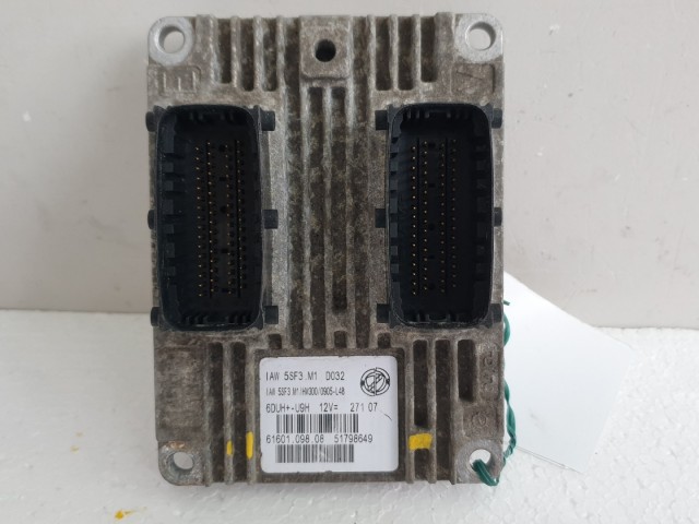 511327 Fiat Grande Punto, Motorvezérlő, ECU, 6160109808, 51798649.