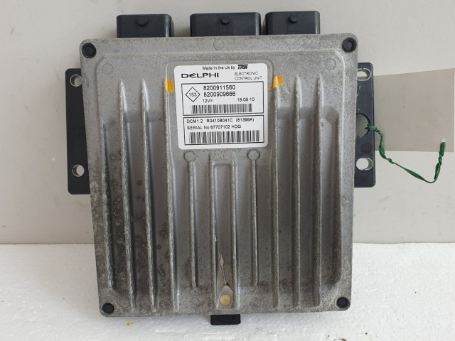 511333 Renault Clio 3,  Motorvezérlő, Ecu, 8200911560, 8200909666 Delphi.