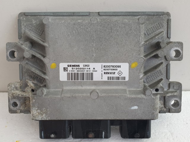 511337 Renault Clio 3,  Motorvezérlő, Ecu, S120202114A, 8200783095, Siemens.