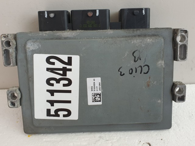 511342 Renault Clio 3, Motorvezérlő, 8201011914, S120202119A. Ecu.