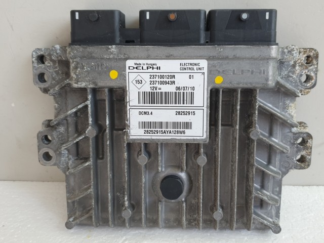 511347 Renault Megane 3, Motorvezérlő, 237100120R, 237100943R, 