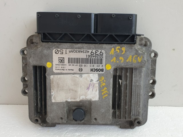 511348 Alfa Romeo 159, 1.9, 16V, Motorvezérlő, 0281013138, 55204661.