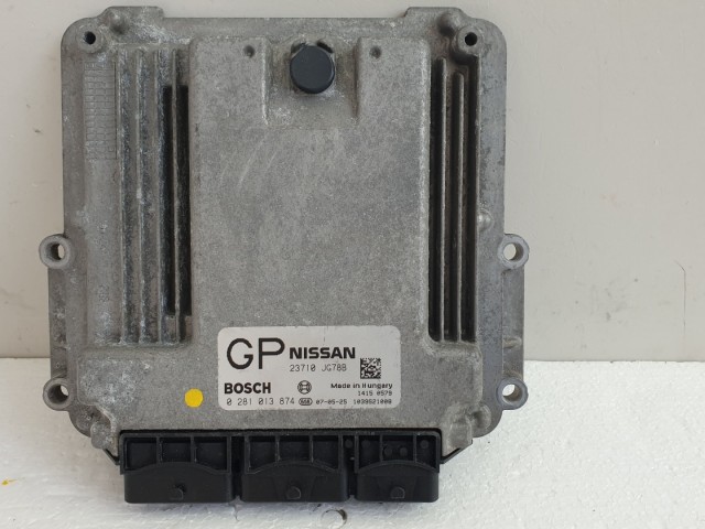 511351 Nissan X Trail, 2007, Motorvezérlő, 23710JG78B, 0281013874. Bosch.