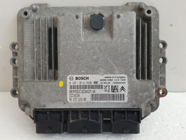 511355 Citroen Berlingo 2010, Motorvezérlő, 0281012620, 9665594380.
