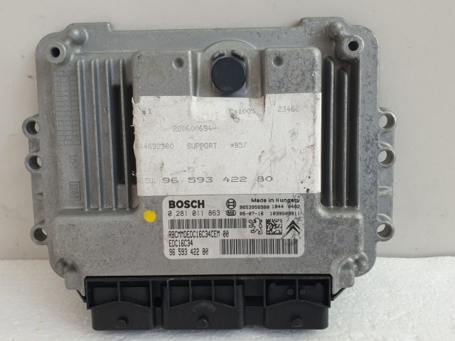 511356 Citroen C4 , 2005, Motorvezérlő, 0281011863, 9659342280. Bosc.