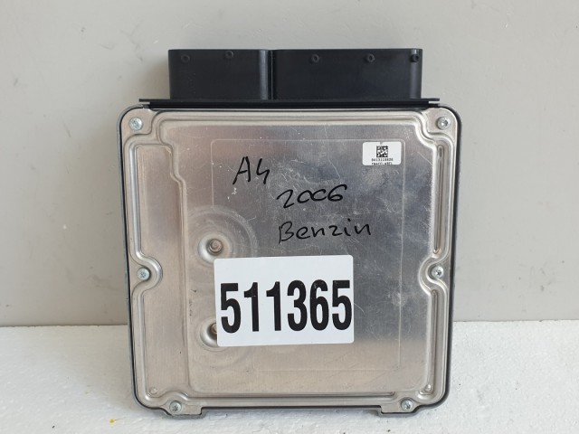 511365 Audi A4 TFSI Motorvezérlő, 0261S02211, 8E0910115N. Bosch.