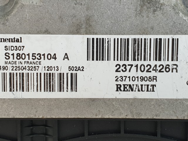 511367 Renault Scenic 3, Motorvezérlő, 237102426R, S180153104A, Continental.