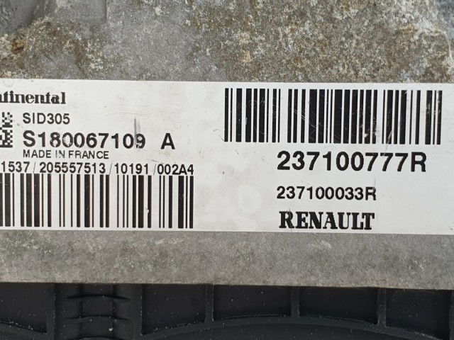 511369 Renault Megane 3, Motorvezérlő, 237100777R, S180067109A, Continental.