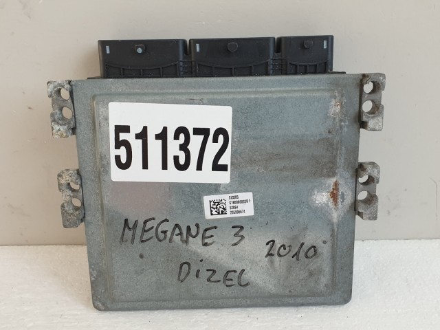 511372 Renault Megane 3, Motorvezérlő, 237101478R, S180067143A, Continental.