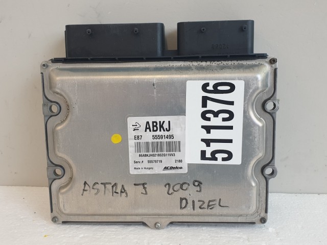 511376 Opel Astra J, Motorvezérlő, Ecu, 55591495, ACDelco.