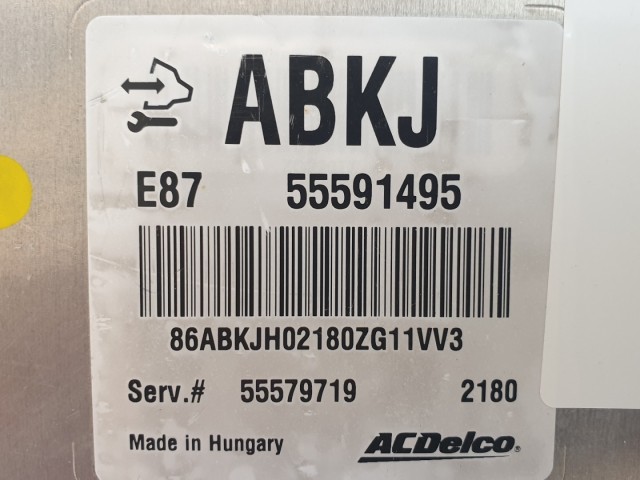 511376 Opel Astra J, Motorvezérlő, Ecu, 55591495, ACDelco.