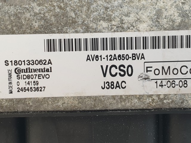 511379 Ford C Max 2, Motorvezérlő S180133062A, AV61-12A650-BVA. Continental.