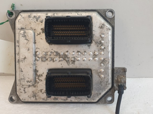 511380 Opel Astra H, Motorvezérlő, Ecu, 55568735, 5WK9463, Siemens.