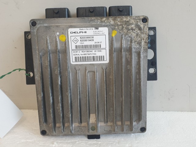 511389 Renault Scenic 2, Motorvezérlő, 8200619409, 8200399038, Delphi.