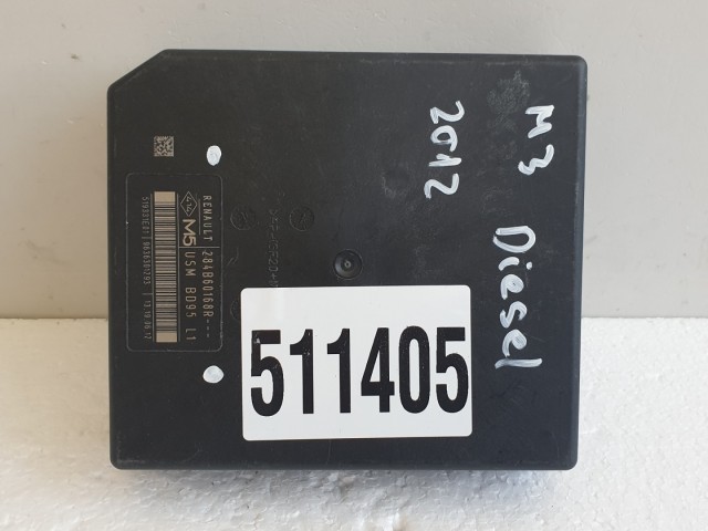 511405 Renault Megane 3, Biztosítéktábla, 284B60168R, USM, 