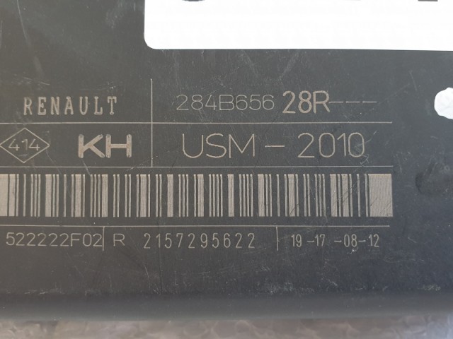 511407 Renault Scenic 3, Biztosítéktábla, 284B65628R, USM.