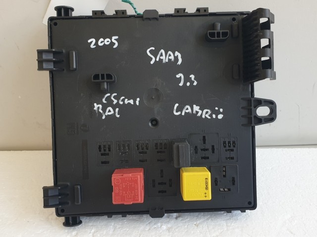 511414 Saab 9.3, Cabrio, Hátsó Biztosítéktábla, 12766741, 519112205. 2005 ös.