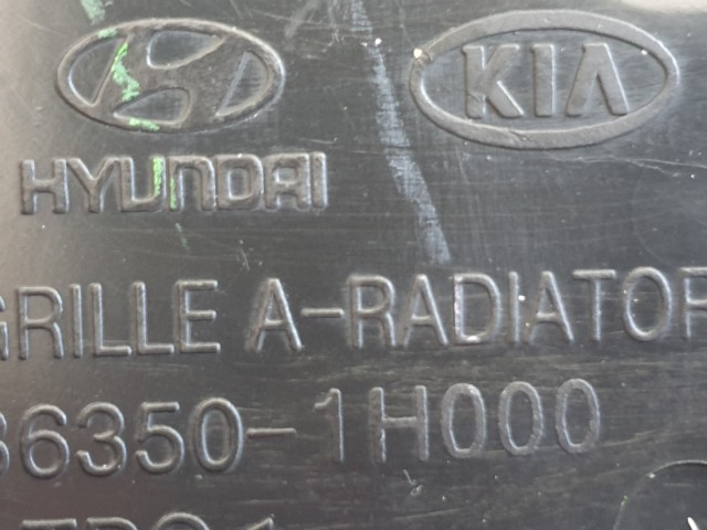 511428 Kia Ceed 2008, Hűtőrács, 86350-1H000, Díszrács. Hűtőmaszk.