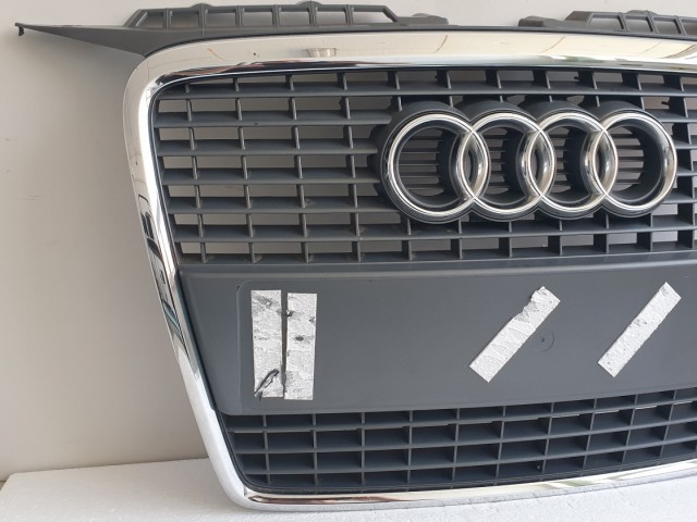 511430 Audi A3, 2006, Hűtőrács, 8P0853651, Díszrács, Hűtőmaszk.