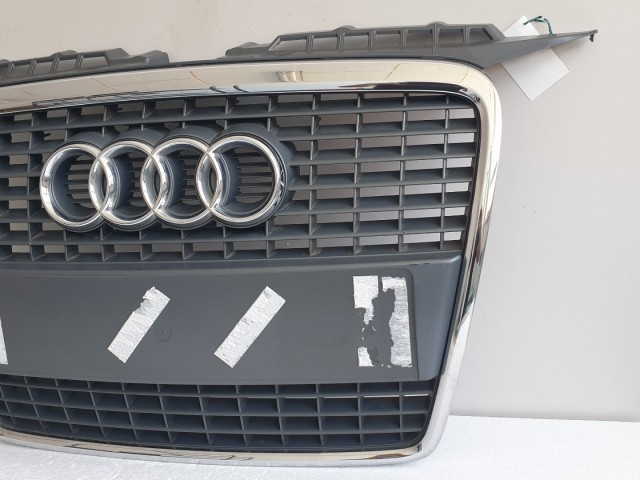 511430 Audi A3, 2006, Hűtőrács, 8P0853651, Díszrács, Hűtőmaszk.