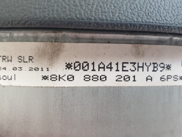 511220 Audi A4 B8, Kormánylégzsák, Légzsák, 4 Águ Kormányba, 2 Csati.