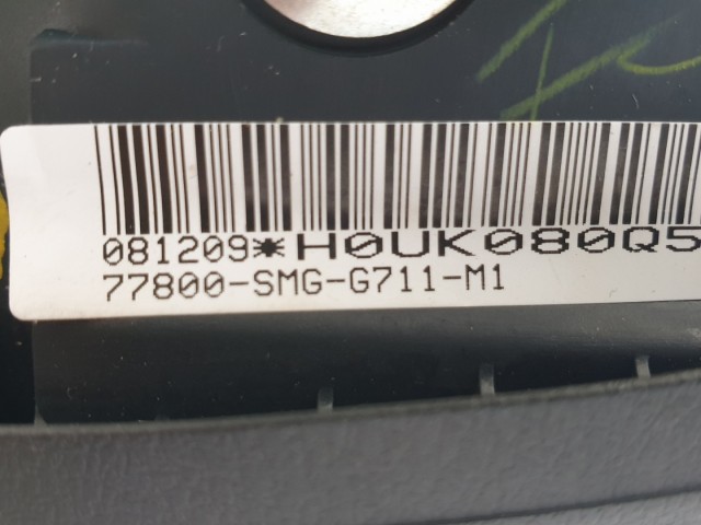 511277 Honda Civic 8, Ufo, 2009, Kormánylégzsák, Légzsák, 2 Csati.