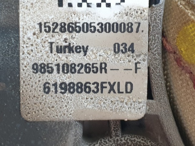 511278 Renault Clio 4, Captur, 2016, Kormánylégzsák, Légzsák, 1 Csati.