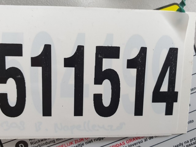 511514 Fiat Grande Punto, Bal Napellenző. Tükörrel Szerelt.