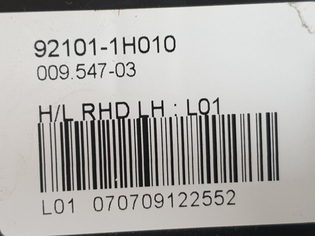 511664 Kia Ceed 2008, Bal Első Lámpa, Fényszóró, 92101-1H010.