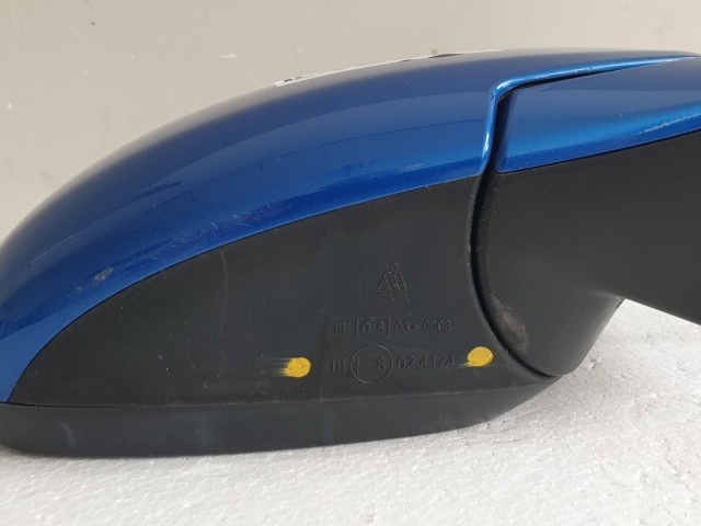 512001 Suzuki Swift 2008, Jobb Visszapillantó Tükör, 5 Vezeték, E8024174.