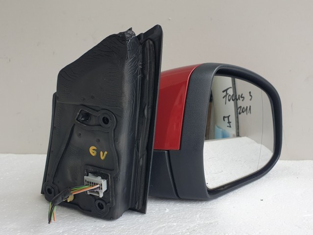 512003 Ford Focus 3, 2012, Jobb Visszapillantó Tükör, 6 Vezeték, E9024550, Indexes 
