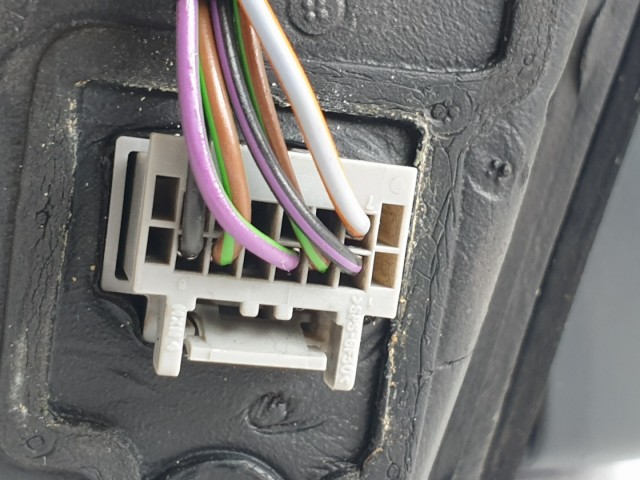 512003 Ford Focus 3, 2012, Jobb Visszapillantó Tükör, 6 Vezeték, E9024550, Indexes 