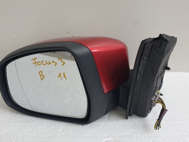 512004 Ford Focus 3, 2012, Bal Visszapillantó Tükör, 8 Vezeték, E9024550, Indexes 